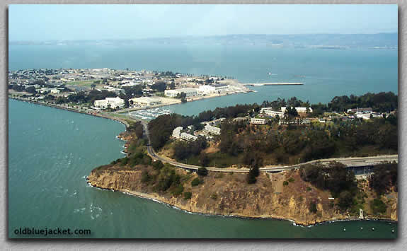 Treasure Island (Background) As Seen From Yerba Buena Island, San Francisco Bay