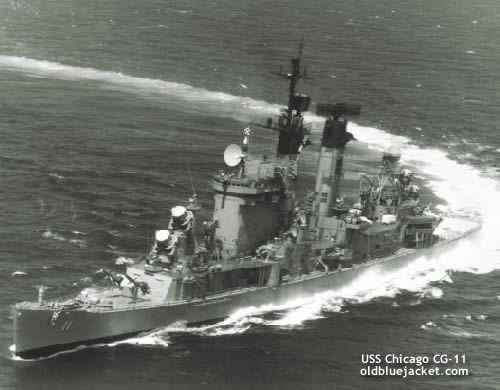 The Mighty Chi Making A Turn At Sea (Pre-SPS-48 Radar)