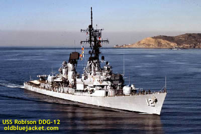 USS Robison DDG-12 Off Pt. Loma, SD